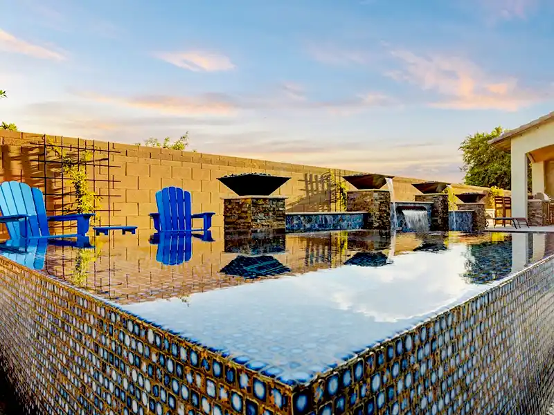 Backyard Hardscape Project in Arizona